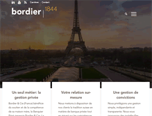 Tablet Screenshot of bordier.fr